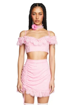 Sugar Thrillz Tops*A Greater Love Crop Top