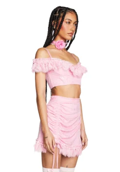 Sugar Thrillz Tops*A Greater Love Crop Top