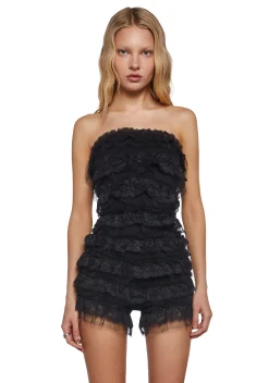 Sugar Thrillz Jumpsuits & Rompers|Plus*A Novel Romance Lace Romper