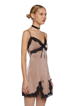 dELiA*s by Dolls Kill Dresses|Plus*A Sorta Fairytale Slip Dress - Brown