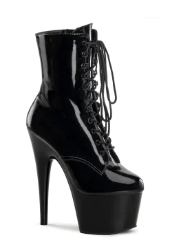 Pleaser Boots|Platforms*Adore-1020 Lace-Up Ankle Boots