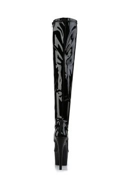 Pleaser Boots|Platforms*ADORE-3000 Midnight Club Strut Thigh High Boots