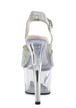 Pleaser Heels*Adore-708 Platform Stiletto Heels - Rhinestone