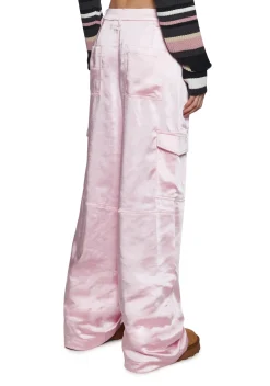 Sugar Thrillz Bottoms|Pants*Affectionate Ways Satin Cargo Pants