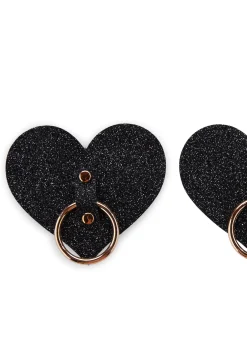 Neva Nude Beauty*After Midnight Glitter Hoop Heart Pasties