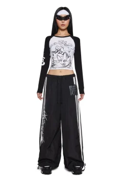 Dolls Kill x NARUTO SHIPPUDEN Bottoms|Pants*Akatsuki Track Pants