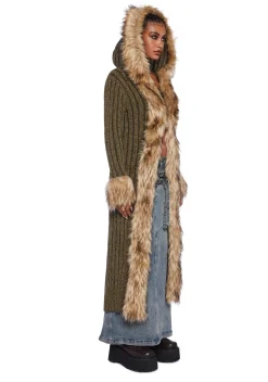 Current Mood Outerwear|Plus*All My Days Fur Coat