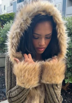 Current Mood Outerwear|Plus*All My Days Fur Coat