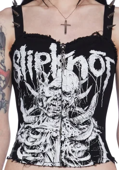 Dolls Kill x Slipknot Corsets|Tops*All Out Life Corset Top