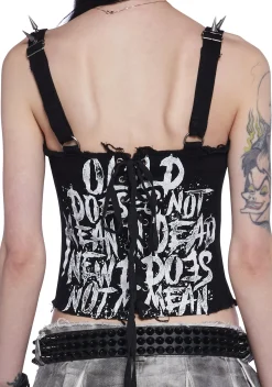 Dolls Kill x Slipknot Corsets|Tops*All Out Life Corset Top