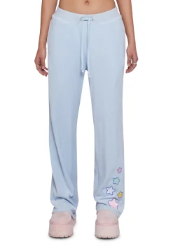 Sugar Thrillz Bottoms|Pants*All The Starlight Velour Track Pants