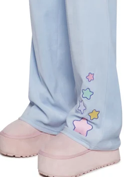Sugar Thrillz Bottoms|Pants*All The Starlight Velour Track Pants