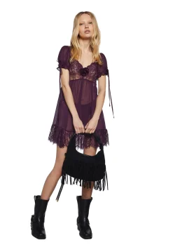 Widow Dresses*Alluring Attributes Babydoll Dress