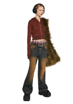 Current Mood Sweatshirts & Hoodies|Tops*Alternate Ending Thermal Zip-Up Hoodie