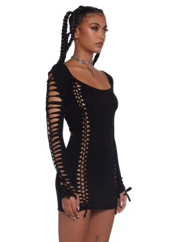 Current Mood Dresses|Plus*Alternative Spells Cut-Out Dress