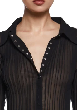 Generation Kiss Tops*Amber Long Sleeve Top