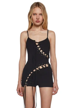 DARKER WAVS Jumpsuits & Rompers*Ambient Asymmetrical Romper
