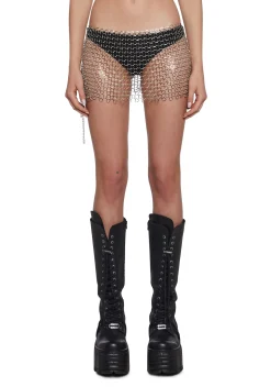 DARKER WAVS Bottoms|Skirts*Ambient Chainmail Skirt