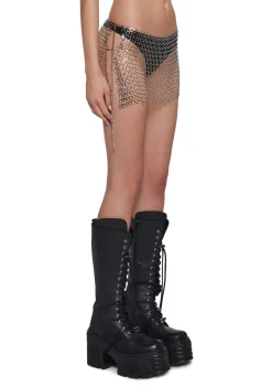 DARKER WAVS Bottoms|Skirts*Ambient Chainmail Skirt