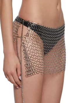DARKER WAVS Bottoms|Skirts*Ambient Chainmail Skirt