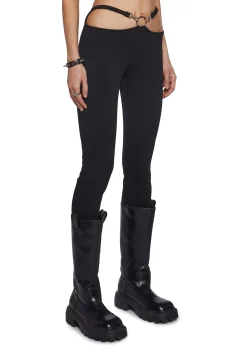 DARKER WAVS Bottoms*Ambient Clip-On Cut Out Leggings