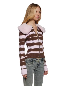 Sugar Thrillz Tops*Another Love Song Zip-Up Cardigan