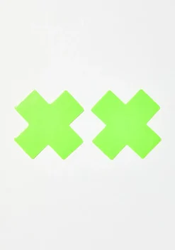 Neva Nude Beauty*Apple Fruitella Wet Vinyl Cross Pasties