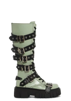Current Mood Boots*Artistic Anarchist Buckle Boots