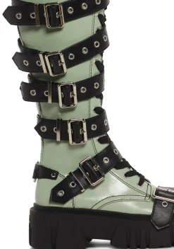 Current Mood Boots*Artistic Anarchist Buckle Boots