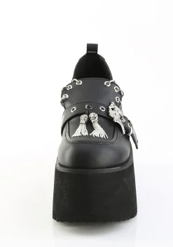 Demonia Platforms*Ashes-38 Oxford Platforms