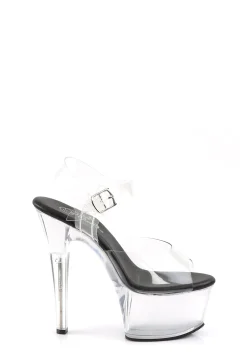Pleaser Heels|Sandals*Aspire-608 Ankle Strap Sandals - Black