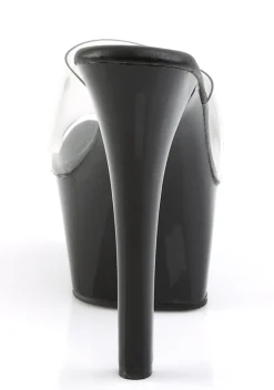Pleaser Sandals*Aspire-601 Platform Slides - Black