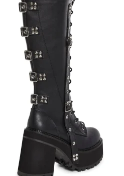 Demonia Boots*Assault-218 Knee High Boots