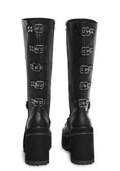 Demonia Boots*Assault-218 Knee High Boots