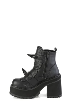 Demonia Boots*Assault-72 Platform Ankle Boots