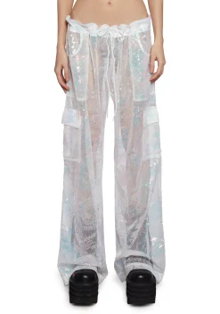 Club Exx Bottoms|Pants*Astral Flash Cargo Pants
