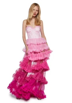 Unholy Dresses*At The Altar Maxi Dress - Pink