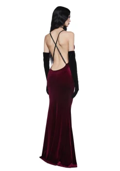 Widow Dresses|Plus*At Your Alter Maxi Dress