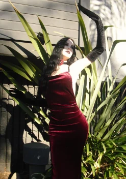 Widow Dresses|Plus*At Your Alter Maxi Dress