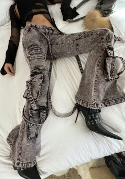 Generation Kiss Bottoms|Pants*Aurora Cargo Jeans