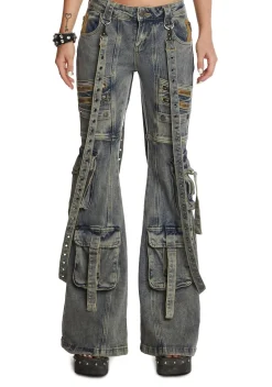 Generation Kiss Bottoms|Pants*Aurora Cargo Jeans