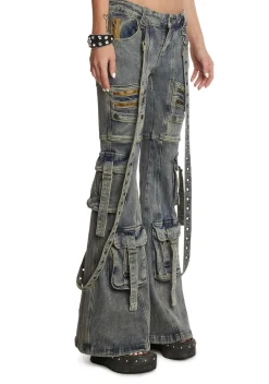 Generation Kiss Bottoms|Pants*Aurora Cargo Jeans