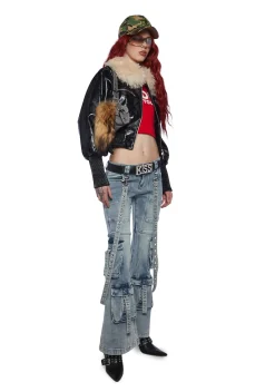 Generation Kiss Bottoms|Pants*Aurora Cargo Jeans