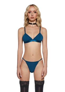 Current Mood Lingerie*Awe Struck Bralette - Blue