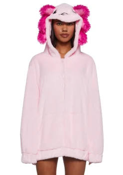 Trickz N' Treatz Outerwear|Sweatshirts & Hoodies*Axolotl Faux Fur Hoodie