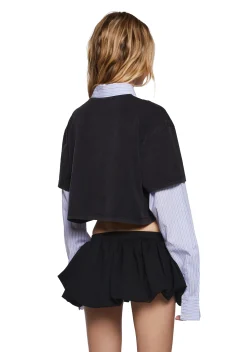 Generation Kiss Tops|Plus*Azure Graphic Long Sleeve Top