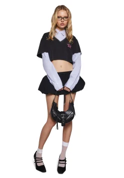 Generation Kiss Tops|Plus*Azure Graphic Long Sleeve Top