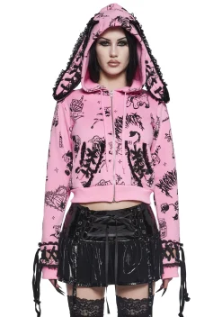 Current Mood Outerwear|Sweatshirts & Hoodies*Babe Breaking Tradition Bunny Ear Jacket