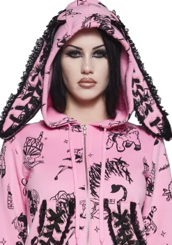 Current Mood Outerwear|Sweatshirts & Hoodies*Babe Breaking Tradition Bunny Ear Jacket