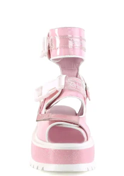 Demonia Platforms|Sandals*Baby Pink Slacker-15B Platform Sandals